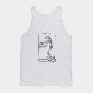 Vesalius Brooding Skeleton Tank Top